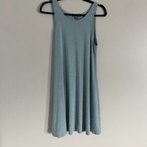 Free Fly Bamboo Flex Sleeveless Athletic Dress Size Medium Blue A-Line Casual